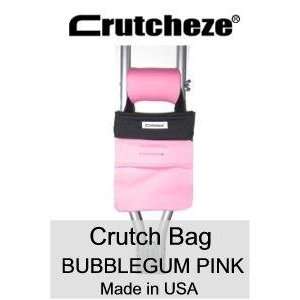   Crutch Bag Bubblegum Pink Bag for Crutches: Health & Personal Care