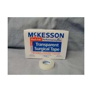 McKesson Medi Pak Performance Plus Surgical Tape Transparent Plastic 