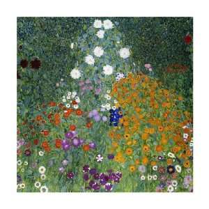  Gustav Klimt   Farmers Garden Giclee Canvas