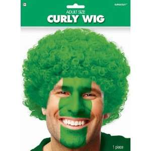  Green Curly Wigs Toys & Games