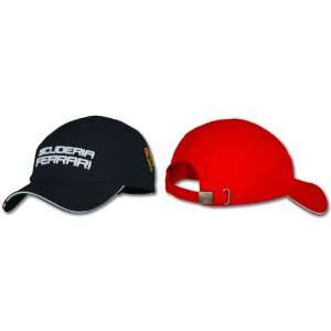  Scuderia Ferrari logo cap in Black: Sports & Outdoors