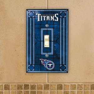  Tennessee Titans Art Glass Switch Cover