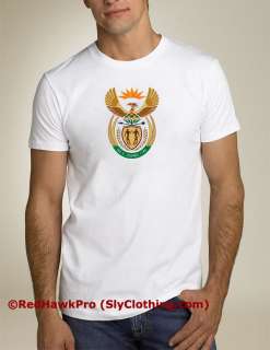 South Africa Coat of Arms T Shirt African Tee *NEW*  
