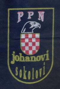 CROATIA ARMY   HVO / PPN JOHANOVI SOKOLOVI , extremely rare war time 
