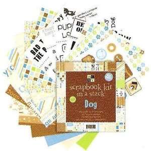  Scrapbook in a Stack Dog 8 x 8 Papers Cardstock Stickers Quotes 