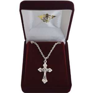   Necklace with 18 Chain and 1 Pendant of Jesus on the Cross: Jewelry