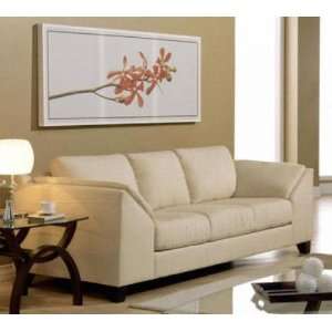  Palliser Cato White Leather Sofa: Home & Kitchen