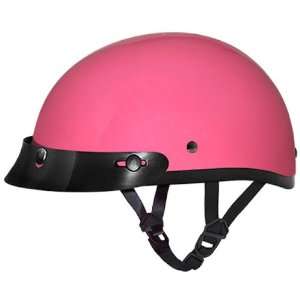  Daytona Helmets Gloss Pink DOT Motorcycle Half Helmet with 