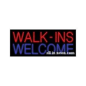  Walk Ins Welcome Business LED Sign: Office Products