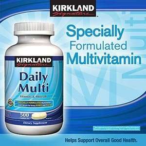  Daily Multi Vitamins & Minerals 500 Tablets Kirkland 