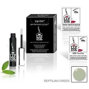   LIP INK® Lipstick Smear proof REPTILIAN GREEN Trial size Kit Beauty