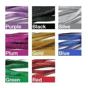   Shoe Laces Glitter Metallic Colour(10 Pairs)  Purple 