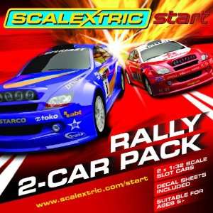  Scalextric Start Rally   Super Resistant Twin Pack: Toys 