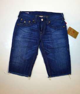 NEW NWT True Religion Mens Jeans Ricky Cut Off Chattano Short size 31 
