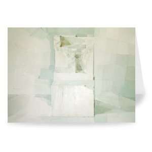 White (oil on canvas) by Daniel Cacouault   Greeting Card (Pack of 2 