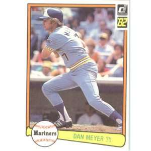  1982 Donruss # 176 Danny Meyer Seattle Mariners Baseball 