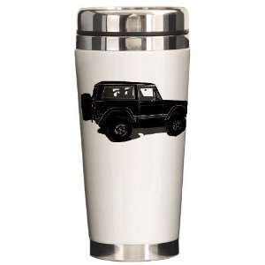 Classic Bronco Black Hobbies Ceramic Travel Mug by   