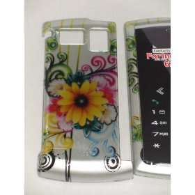 Sanyo Incognito 6760 Yellow Flower Garden Design Hard Case Cover Skin 