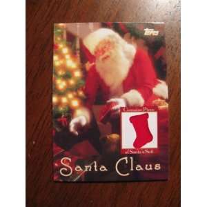   Santa Claus Relic Card of a Genuine Piece of Santas Suit Everything