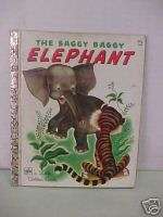 Little Golden Book  The Saggy Baggy Elephant  