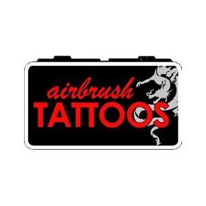  Airbrush Tattoos Backlit Sign 13 x 24