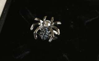 title New Dangerous Spider Ring w/ Swarovski Crystals Rhinestones