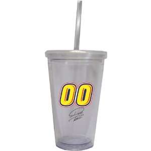 David Reutimann NASCAR Straw Tumbler Cup  Sports 
