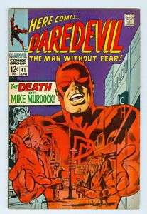 Daredevil #41 June 1968 VG/FN Death of Mike Murdock  