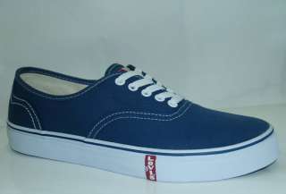 Levis Rylee 2 Blue Low Top Canvas Shoes  