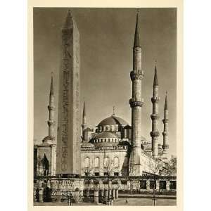  1935 Sultan Ahmed Mosque Obelisk Theodosius Istanbul 
