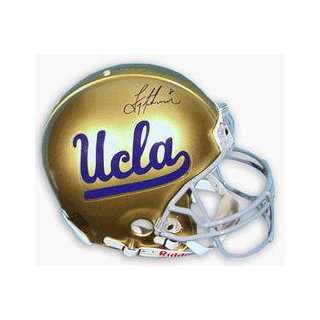  Troy Aikman Autographed Mini Helmet   UCLA Bruins: Sports 