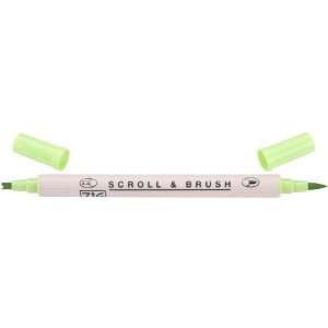   System Scroll and Brush Dual Tip Marker, Kiwi Arts, Crafts & Sewing