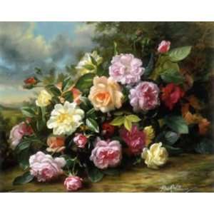  Albert Williams 30W by 24H  Bouquet Of Roses CANVAS 