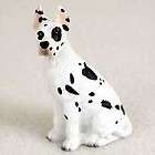GREAT DANE CROPPED HARLEQUIN SMALL STATUE MAGNET PREMIUM QUALITY 