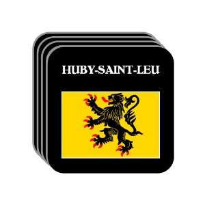 Nord Pas de Calais   HUBY SAINT LEU Set of 4 Mini Mousepad Coasters