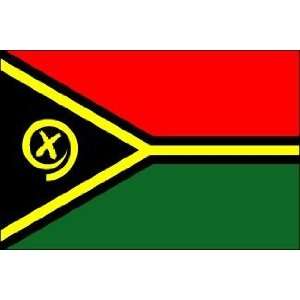  3 x 5 Feet Vanuatu Poly   indoor International Flag Made 