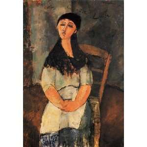  Oil Painting Little Louise Amedeo Modigliani Hand 