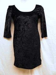 Rue 21 Black Velvet Dress  