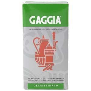 Gaggia Decaf Coffee Pods   Case of 20 Grocery & Gourmet Food