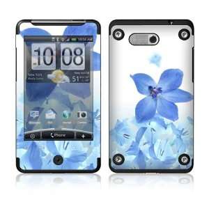  HTC Aria Skin Decal Sticker   Blue Neon Flower: Everything 