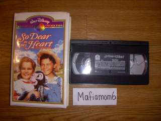 So Dear To My Heart VHS Disney Masterpiece Collection 012257296037 