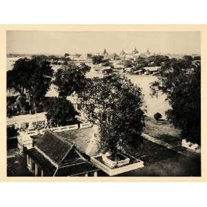  1929 Bangkok Wat Arun Rajwararam Menam Thailand Temple 