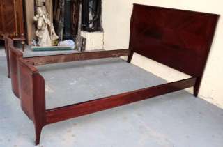 Great Antique French mahogany full bed # 07130  