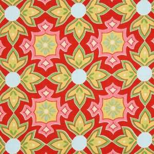  Riley Blake Delighted Mosaic Red Fabric Yardage: Arts 