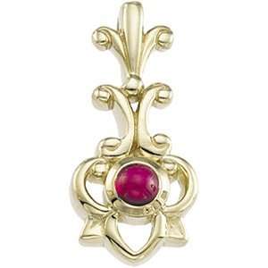  14K Yellow Gold Ruby Pendant: Everything Else