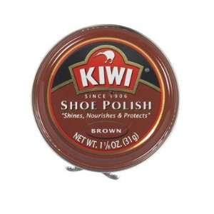  Kiwi Brown Shoe Polish, 1 1/8 oz Over 100 Performances 