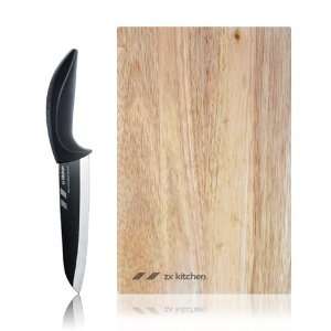   zx kitchen Slice Set with Rubberwood Cutting Board