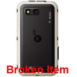 Motorola MB525 Defy BROKEN (T Mobile)   White  