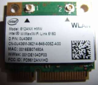 USA Dell Mini Wireless Wlan Wifi Intel 512AN_HMW U436M  
