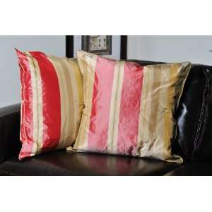  Custom Bellevue Designer Silk Throw Pillow Covers